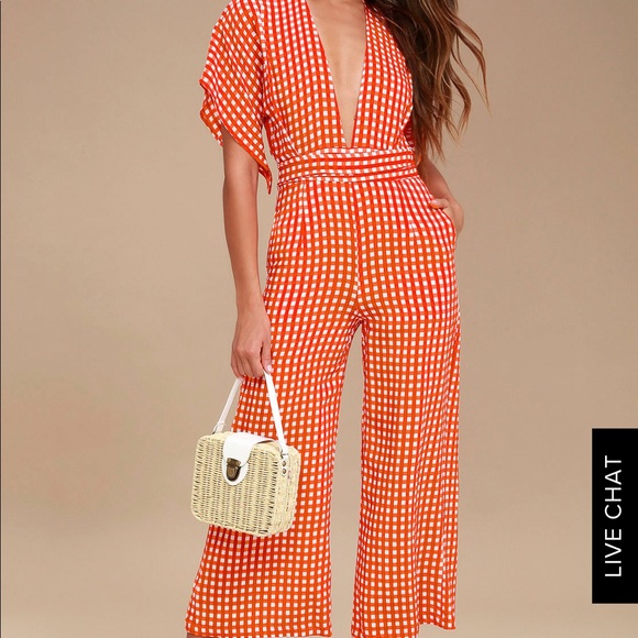 Faithful Gingham Jumpsuit - Picture 2 of 4
